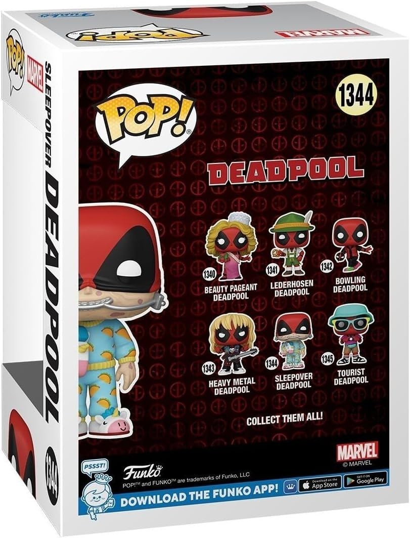 Funko POP! Marvel Deadpool Sleepover #1344 Vinyl Bobblehead Figure