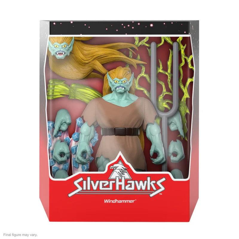 SilverHawks ULTIMATES Windhammer Action Figure – Super7 – Deluxe Boxed
