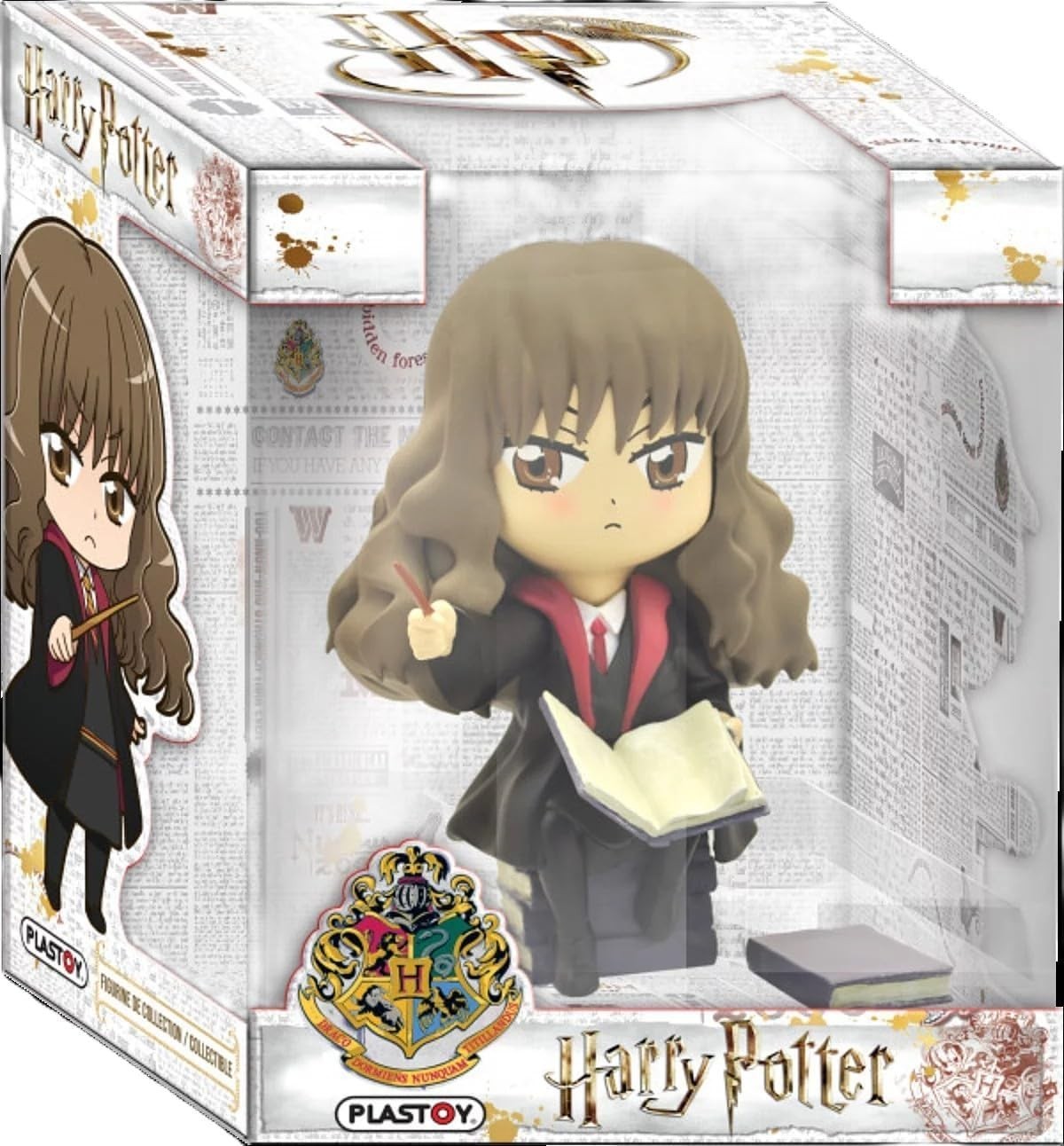 Plastoy Harry Potter Hermione Studying A Spell Figurine Collectible Figure