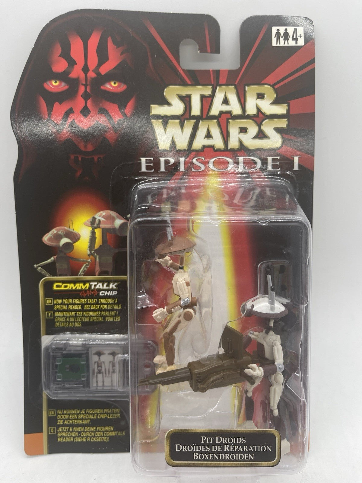Star Wars Episode I Pit Droids 2-Pack 1999 Hasbro CommTech Chip MOC Sealed