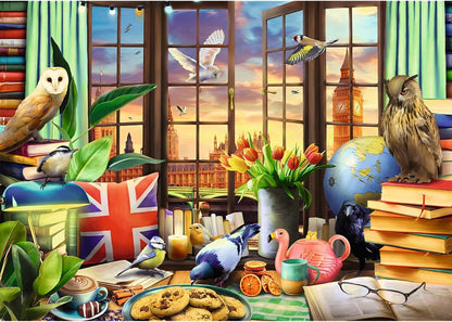 Trefl Tea Time All Things British Puzzle 1000 Pieces Premium Jigsaw Puzzle