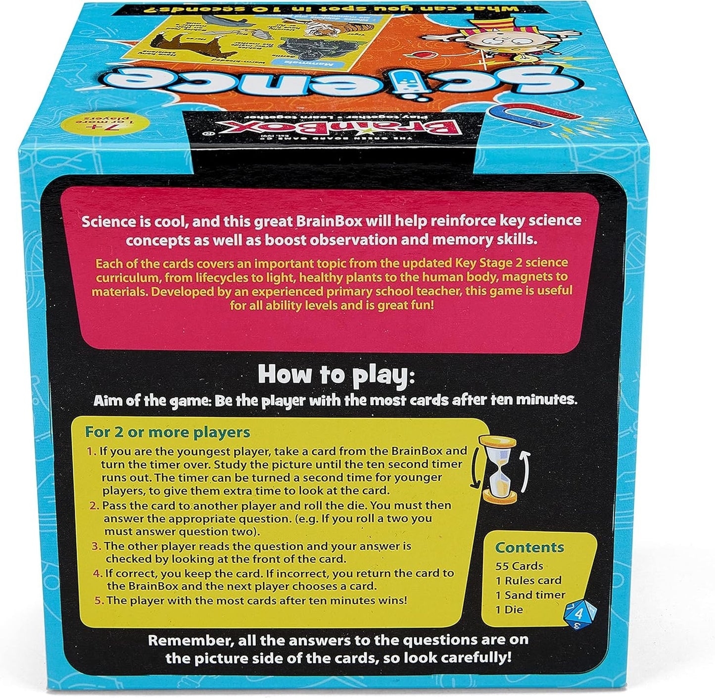 BrainBox Science Card Game – Educational Memory Game for Kids & Families