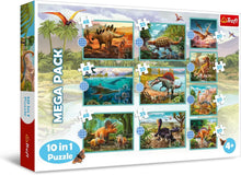 Trefl Dinosaurs Mega Pack 10 in 1 Jigsaw Puzzle Set Kids Age 4+