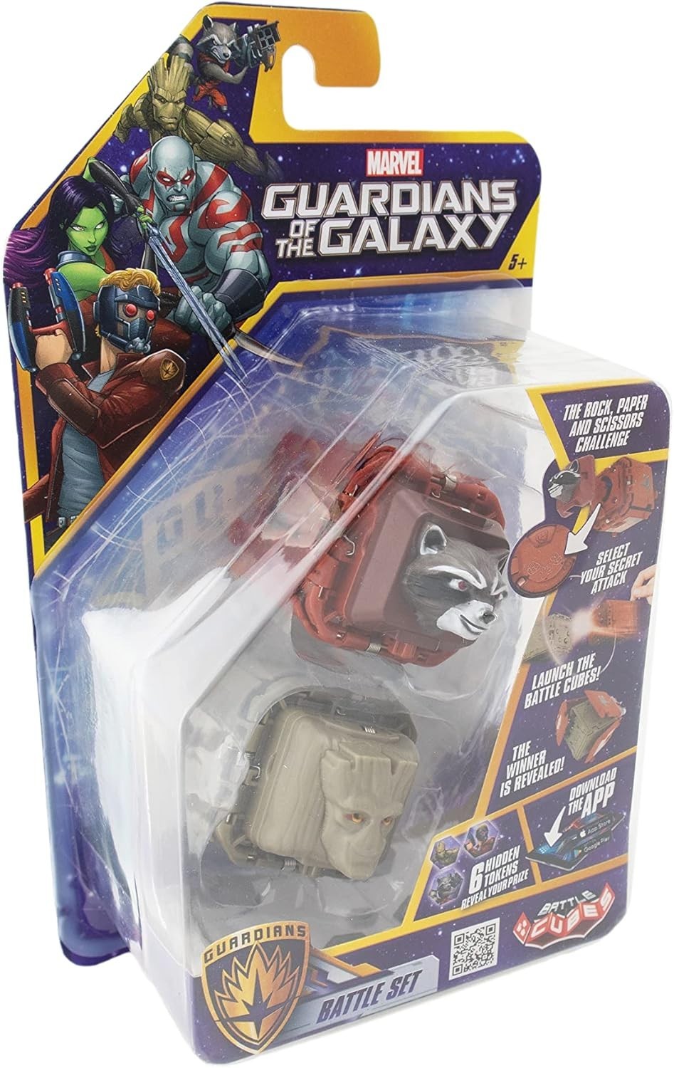 Marvel Guardians of the Galaxy Battle Cubes – Groot & Rocket Raccoon Battle Set