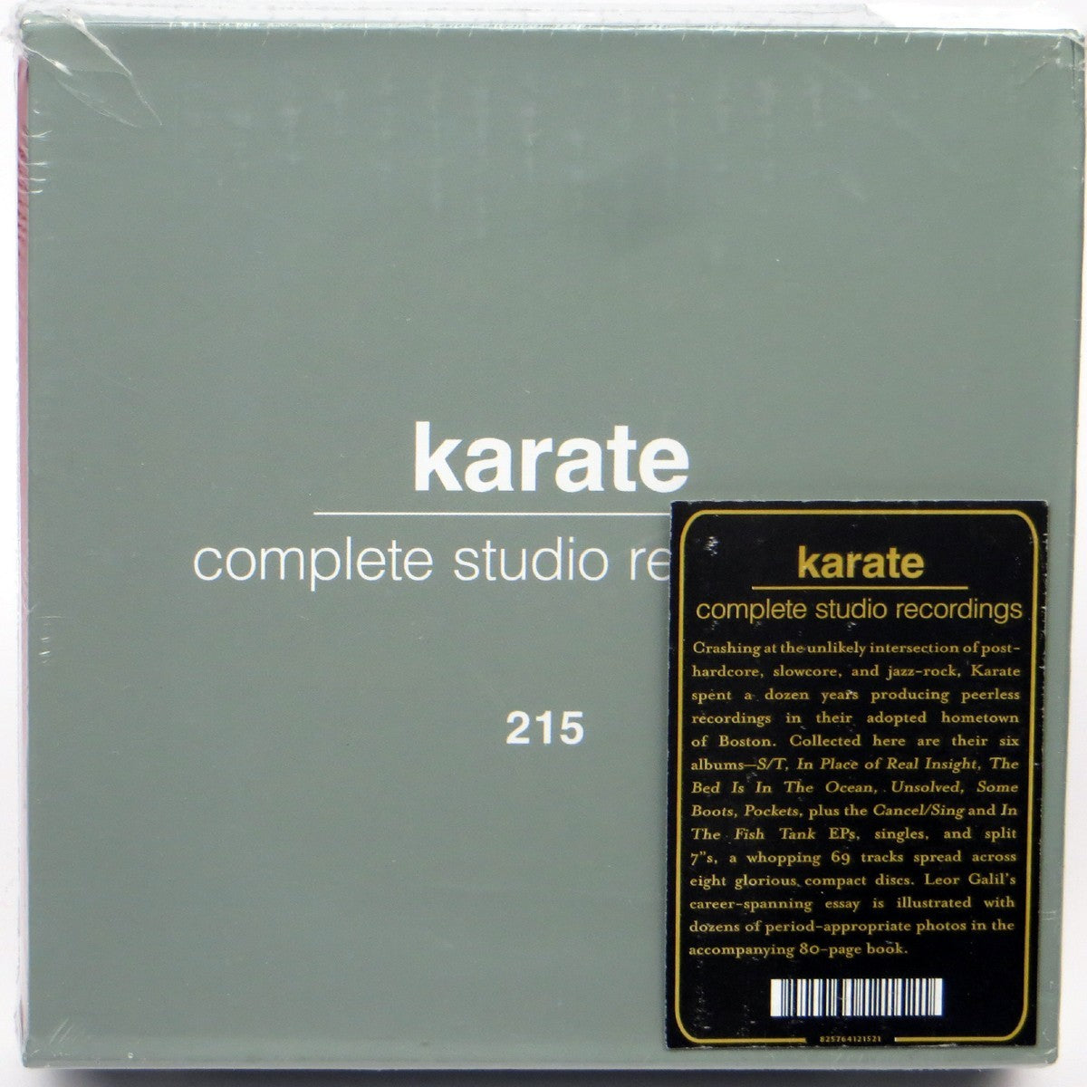 Karate Complete Studio Recordings 215 8CD Box Set Indie Rock Collection