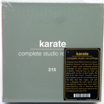 Karate Complete Studio Recordings 215 8CD Box Set Indie Rock Collection