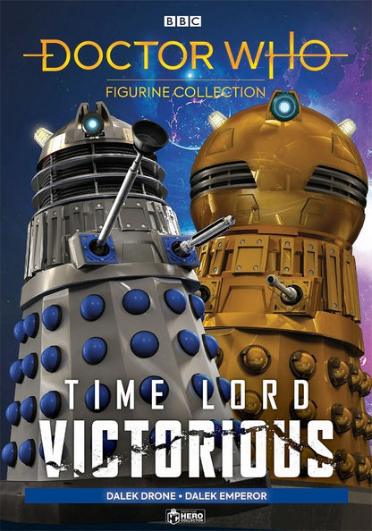 Eaglemoss Doctor Who Time Lord Victorious Dalek Drone & Dalek Emperor Box Set