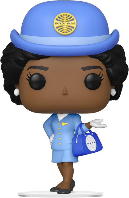 Funko Pop Ad Icons Pan Am Stewardess with Blue Bag #141 Vinyl Figure