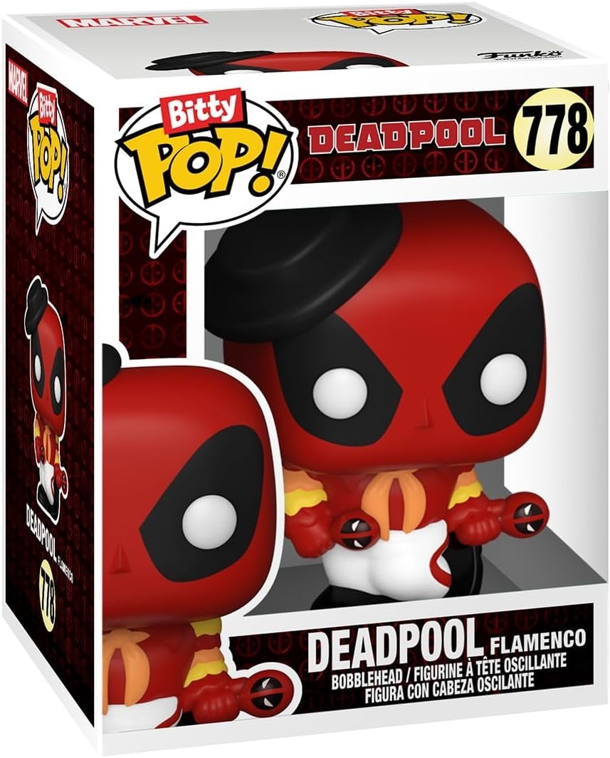 Funko Bitty POP! Deadpool 4-Pack – Bathtime, Flamenco, Supper Hero + Mystery
