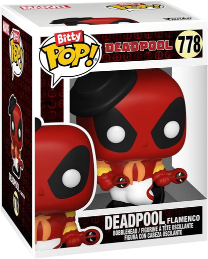 Funko Bitty POP! Deadpool 4-Pack – Bathtime, Flamenco, Supper Hero + Mystery
