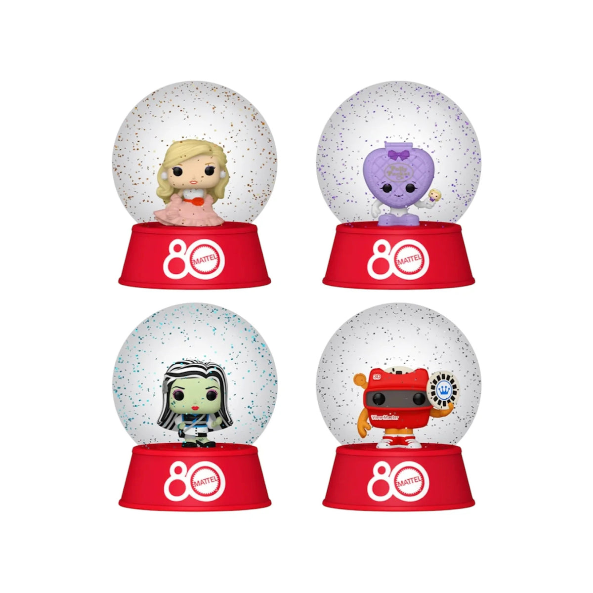 Funko Pop! Mattel 80th Retro Toys Mini Snow Globe Vinyl Figure - Choose