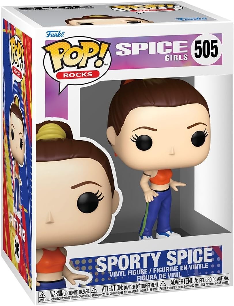 Funko Pop Rocks Spice Girls Sporty Spice Wannabe #505 Vinyl Figure