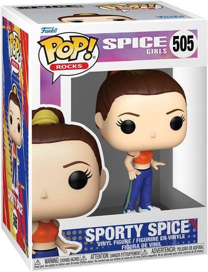 Funko Pop Rocks Spice Girls Sporty Spice Wannabe #505 Vinyl Figure