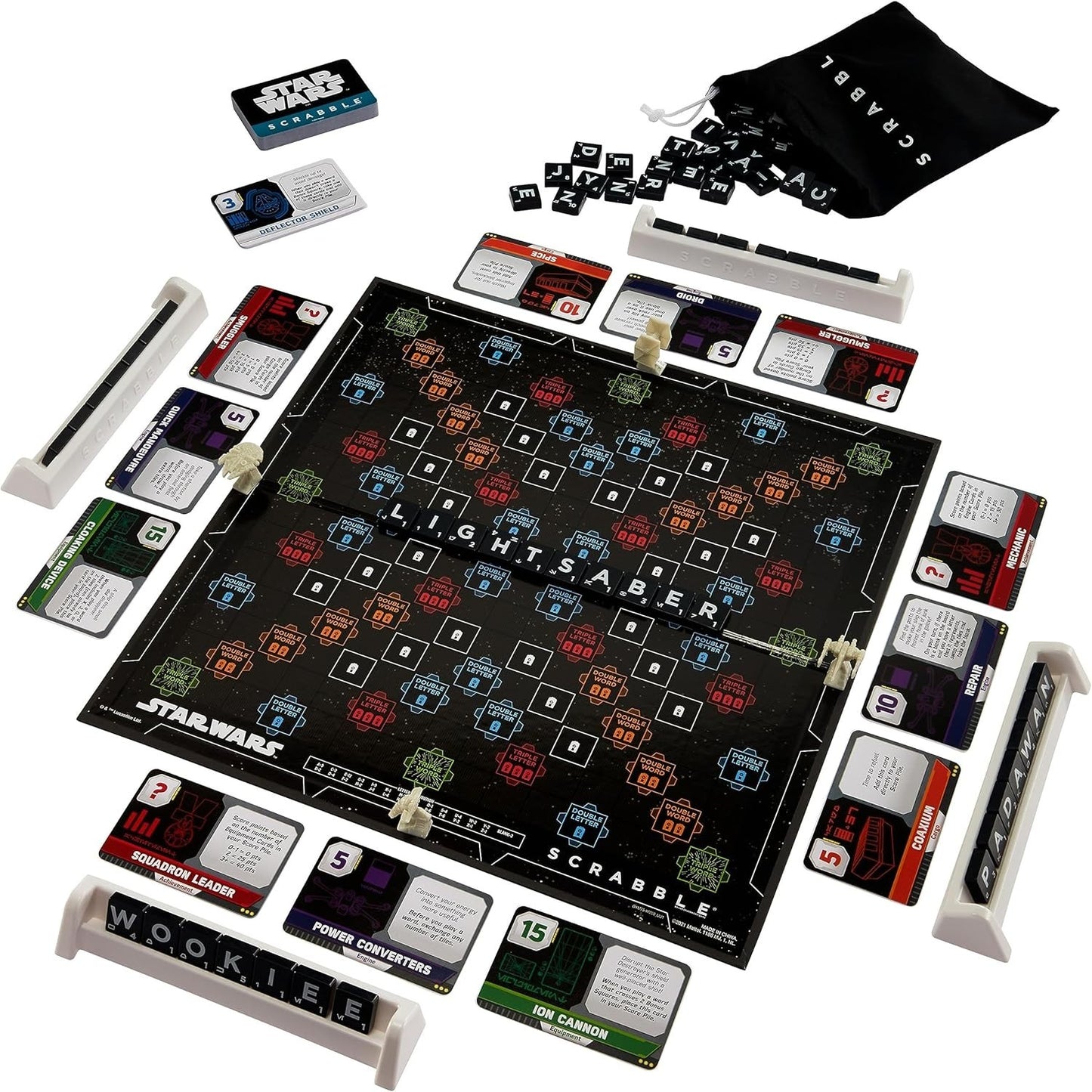 Star Wars Scrabble Board Game – 2 in 1 Galaxy Mode Edition