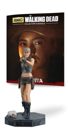 Eaglemoss The Walking Dead Collector’s Models – Rosita Figurine with Magazine