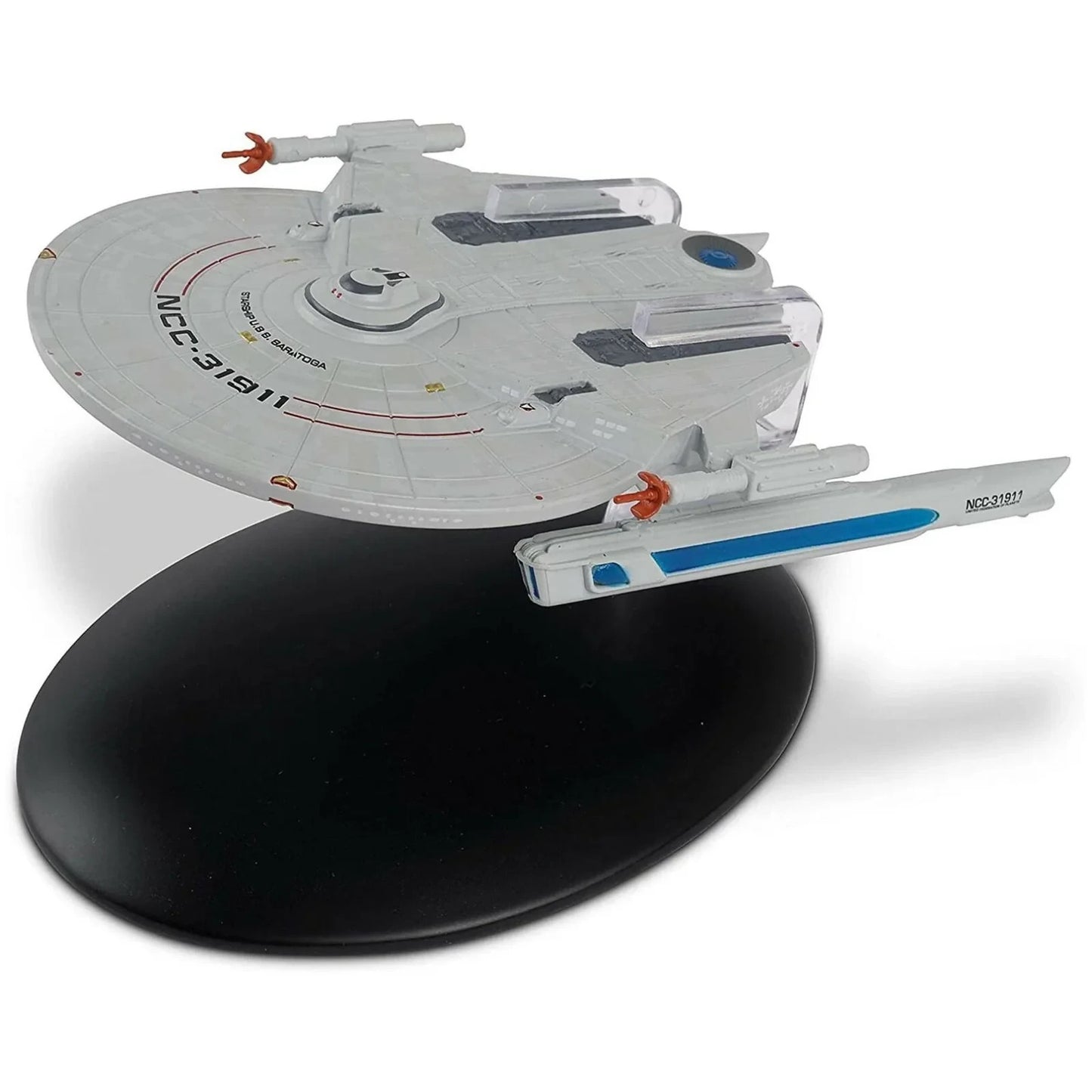 Eaglemoss Star Trek U.S.S Saratoga NCC-31911 Miranda Class #63 Ship w/Magazine