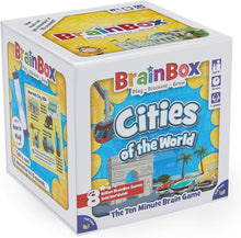 BrainBox Cities of the World Card Game – Geography Family Game