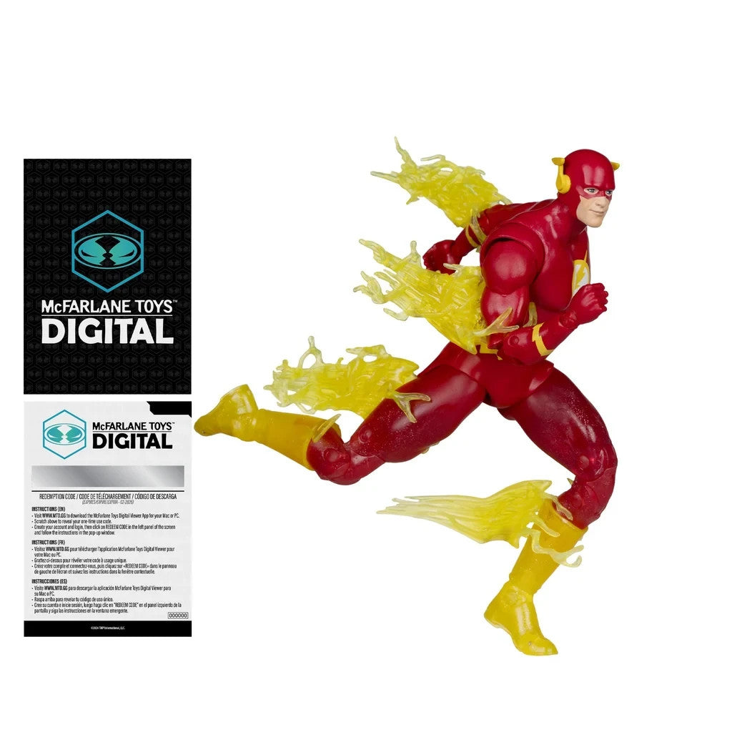 McFarlane Toys DC Digital The Flash Speed Force Platinum Edition 7in Figure