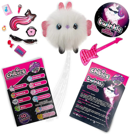 Chibies Boombox Ava Light Up Party Animal Surprise Toy With Accessories