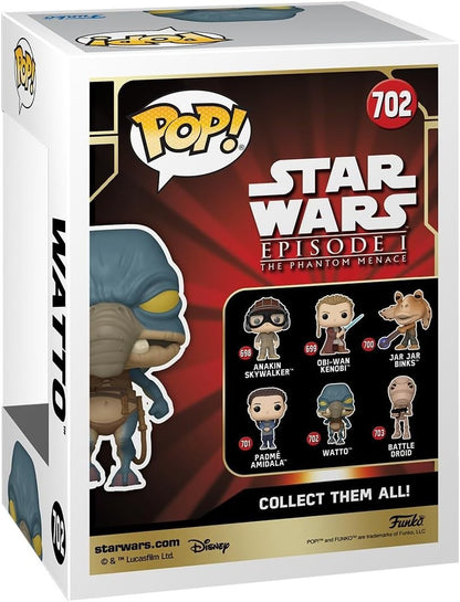 (BOX DAMAGED) Funko Pop! Star Wars Watto #702 Bobble-Head Vinyl Figure