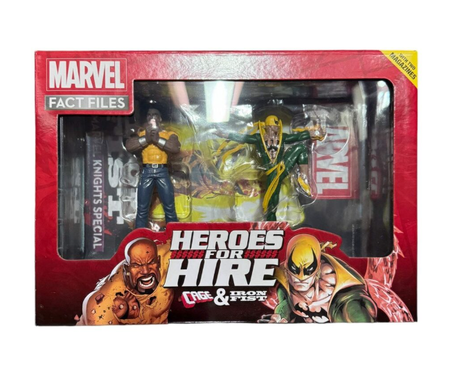 Marvel Heroes for Hire Iron Fist & Luke Cage Figurine Set – Eaglemoss Fact Files