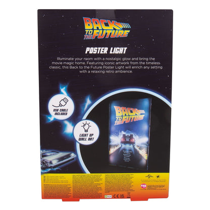 Back to the Future Poster Light USB Wall Art – Light-Up Display