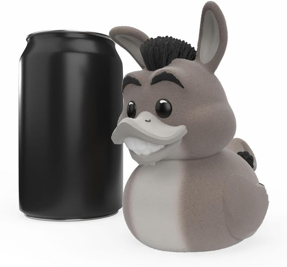 TUBBZ Shrek Donkey First Edition Flocked Collectible Duck Figure