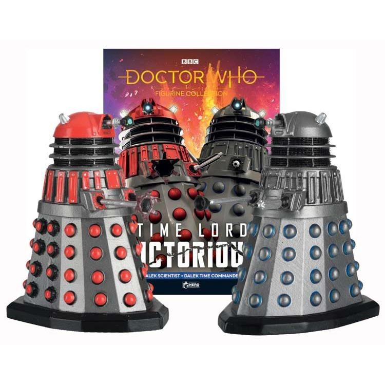Eaglemoss Doctor Who Time Lord Victorious Dalek Commander & Scientist Box Set