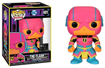 Funko Pop! Heroes The Flash Future City Exclusive #401 Blacklight Vinyl Figure