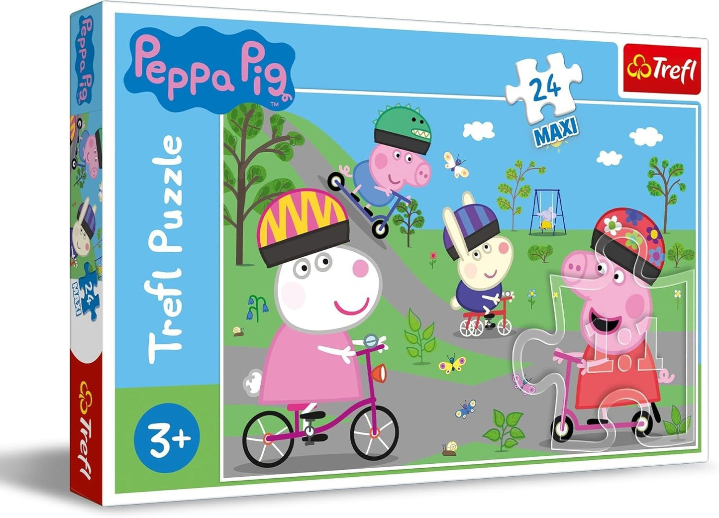 Trefl Peppa Pig Maxi 24 Piece Jigsaw Puzzle Scooter Adventure Kids Puzzle