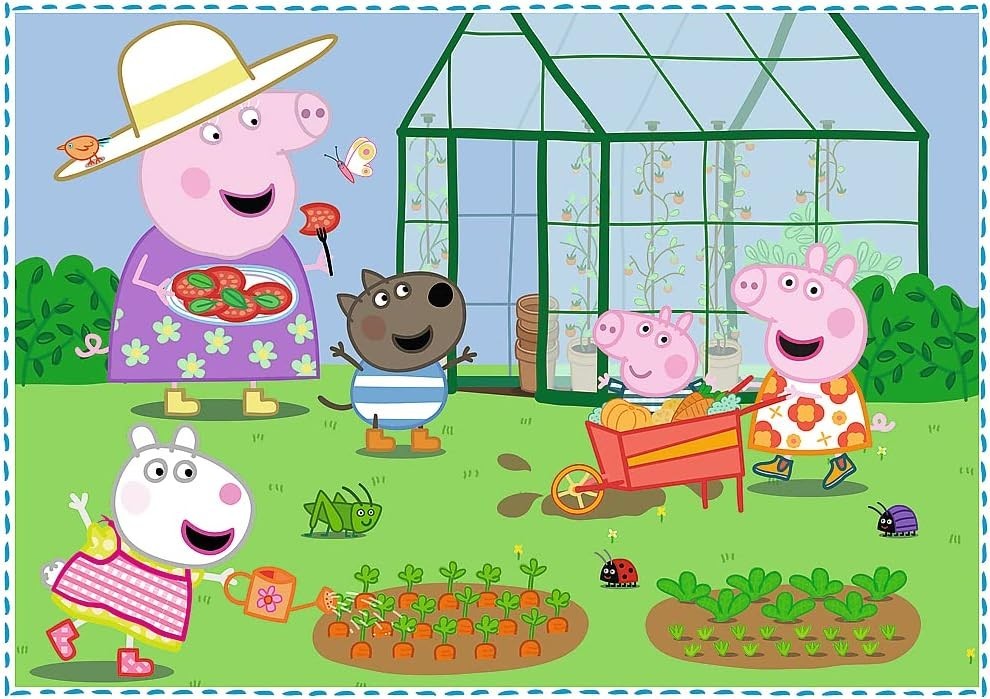 Trefl Peppa Pig 4 In 1 Puzzle Set 12 15 20 24 Piece Jigsaw Age 3+