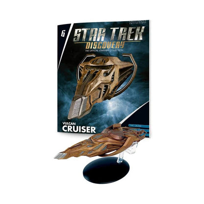 Eaglemoss Star Trek Discovery Vulcan Cruiser Starship with Magazine