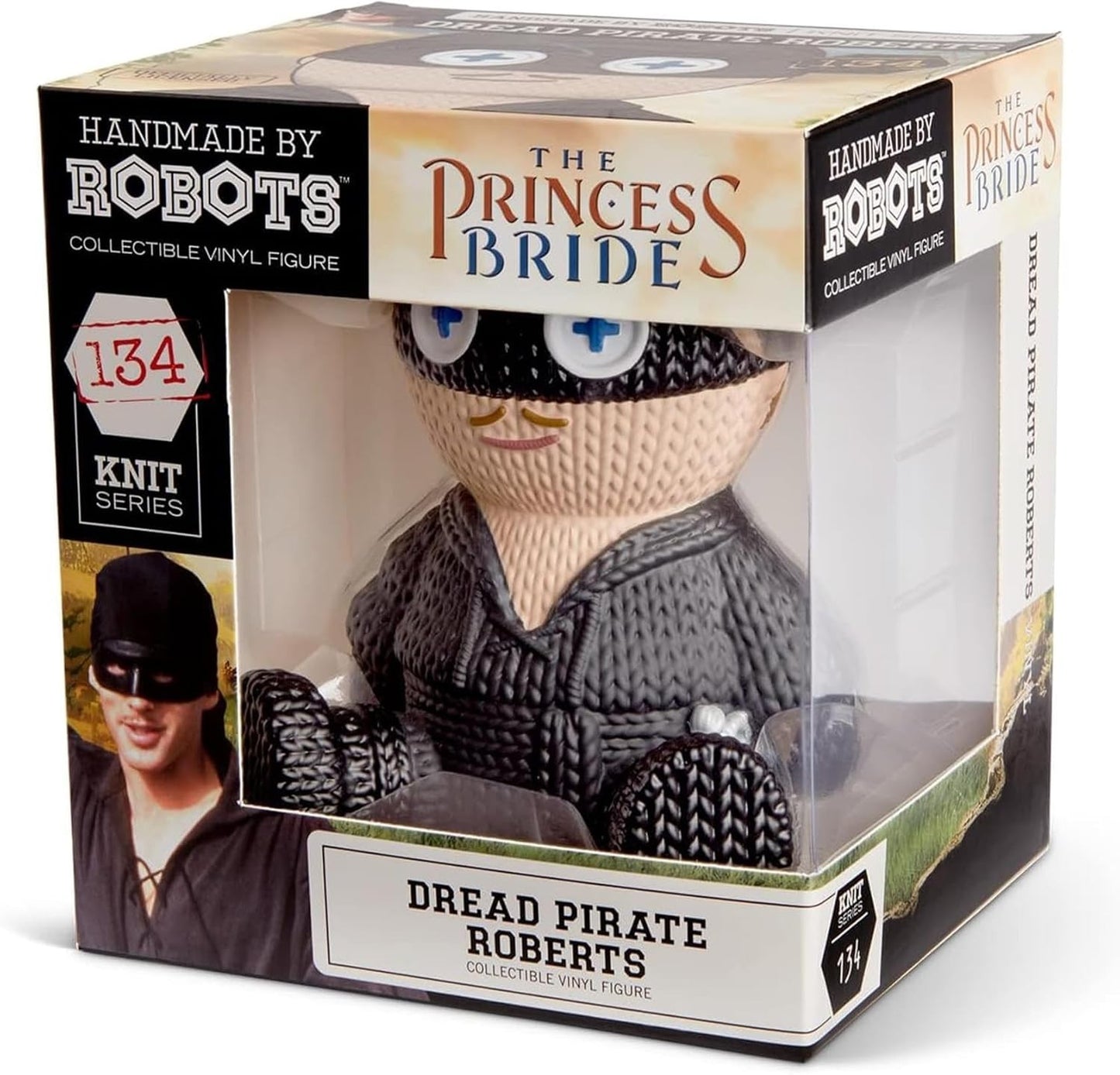 Handmade By Robots Princess Bride Dread Pirate Roberts Knit Series #134