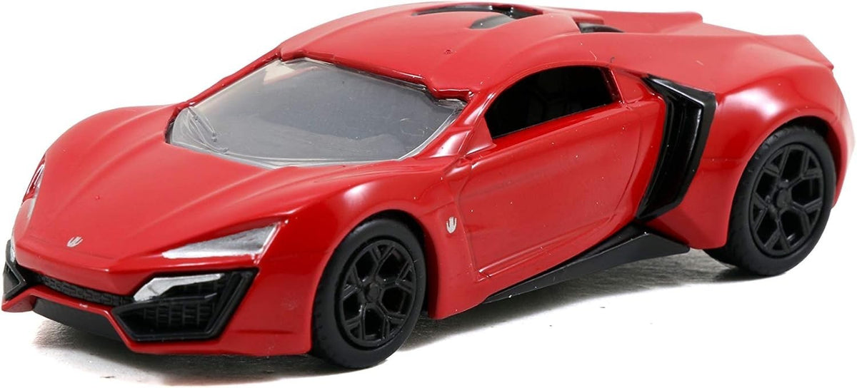 Jada Fast & Furious Lykan HyperSport Red 1:55 Build N Collect Die-Cast Kit
