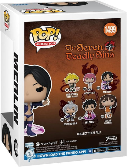 Funko Pop! Seven Deadly Sins Merlin #1499 Animation Vinyl Figure