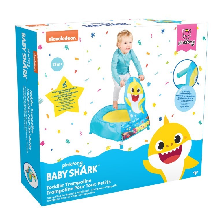 Pinkfong Baby Shark Toddler Trampoline Indoor Kids 12m+