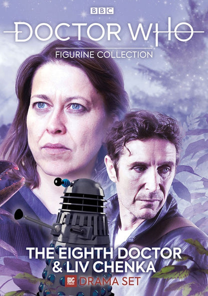 Eaglemoss Doctor Who Eighth Doctor Liv Chenka and Dalek Drama Companion Set #10