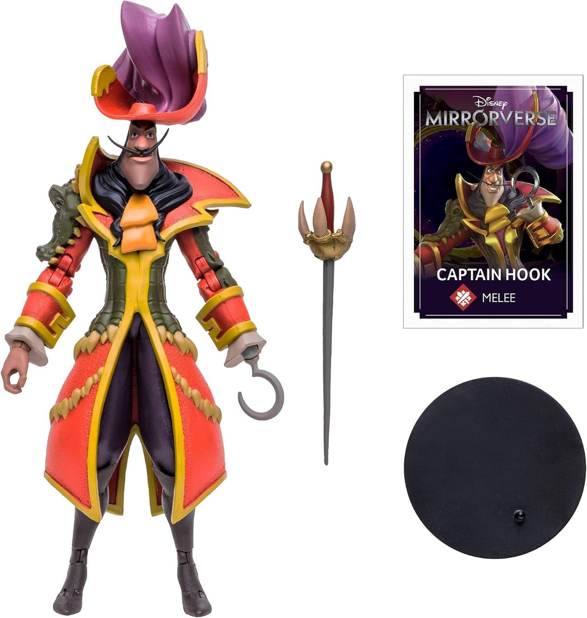 McFarlane Toys Disney Mirrorverse Captain Hook 7in Action Figure