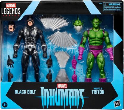 Hasbro Marvel Legends Inhumans Black Bolt & Triton 6in Action Figure 2 Pack