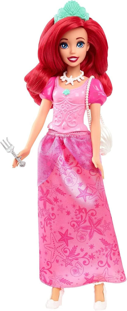 Mattel Disney Princess Getting Ready Ariel Doll & 9 Accessories