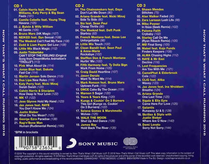 NOW That's What I Call Running 2018 3CD Workout Running Music Compilation