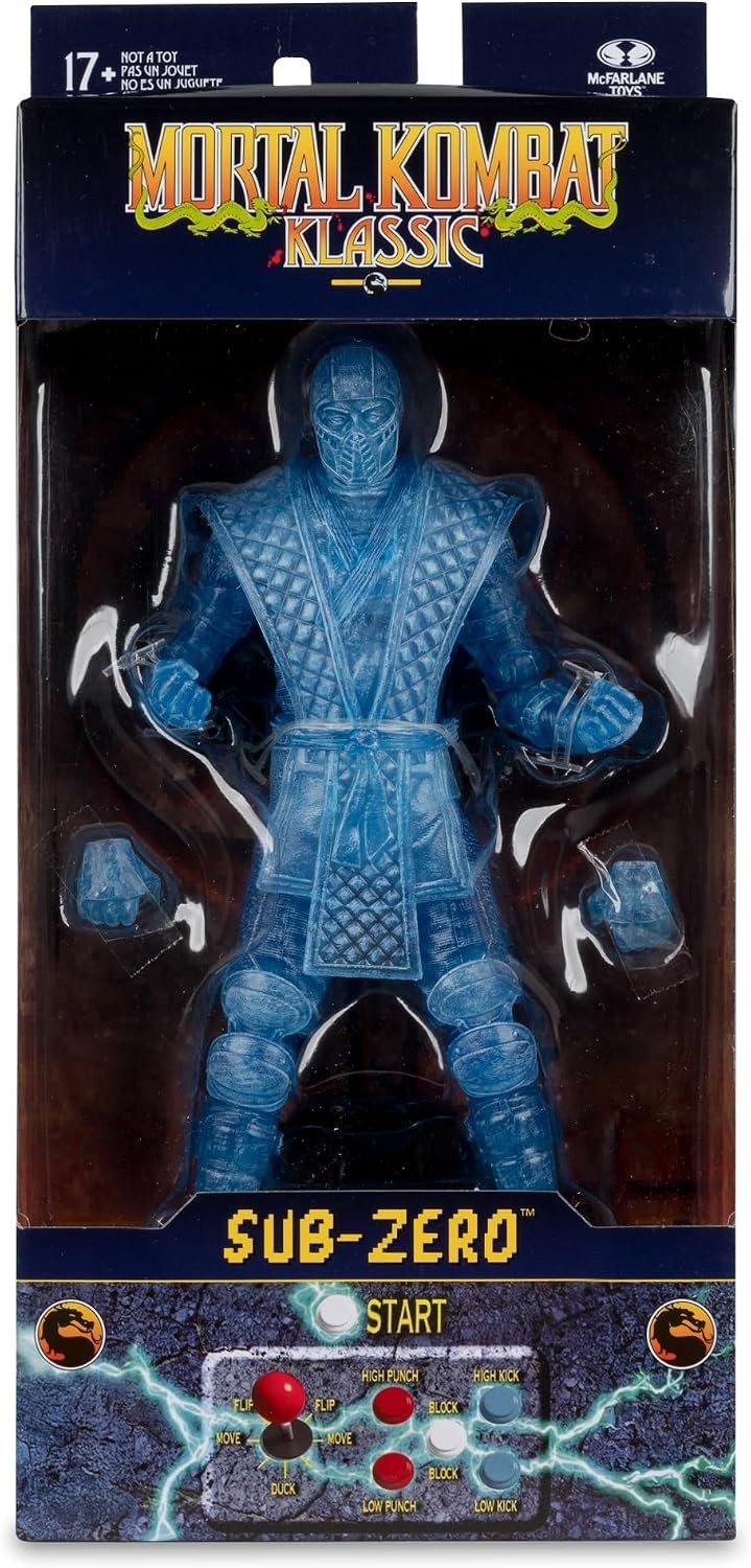 McFarlane Toys Mortal Kombat Klassic Ice Clone Sub-Zero 7 inch Action Figure