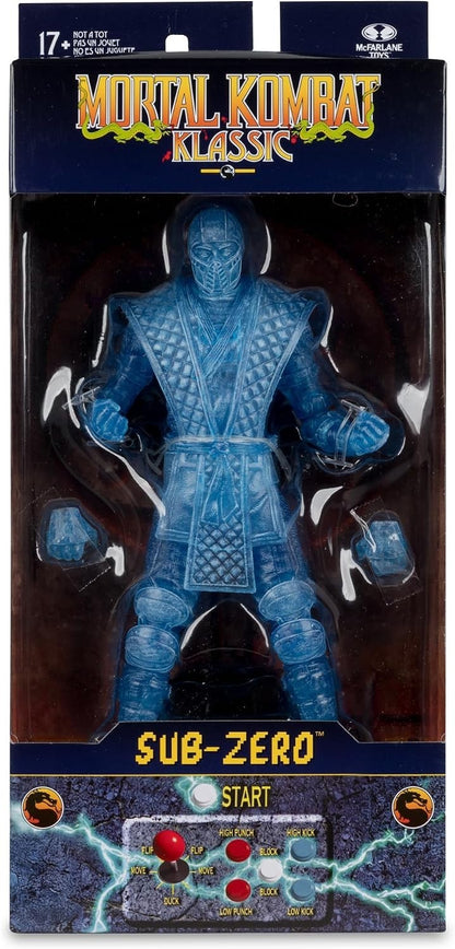 McFarlane Toys Mortal Kombat Klassic Ice Clone Sub-Zero 7 inch Action Figure