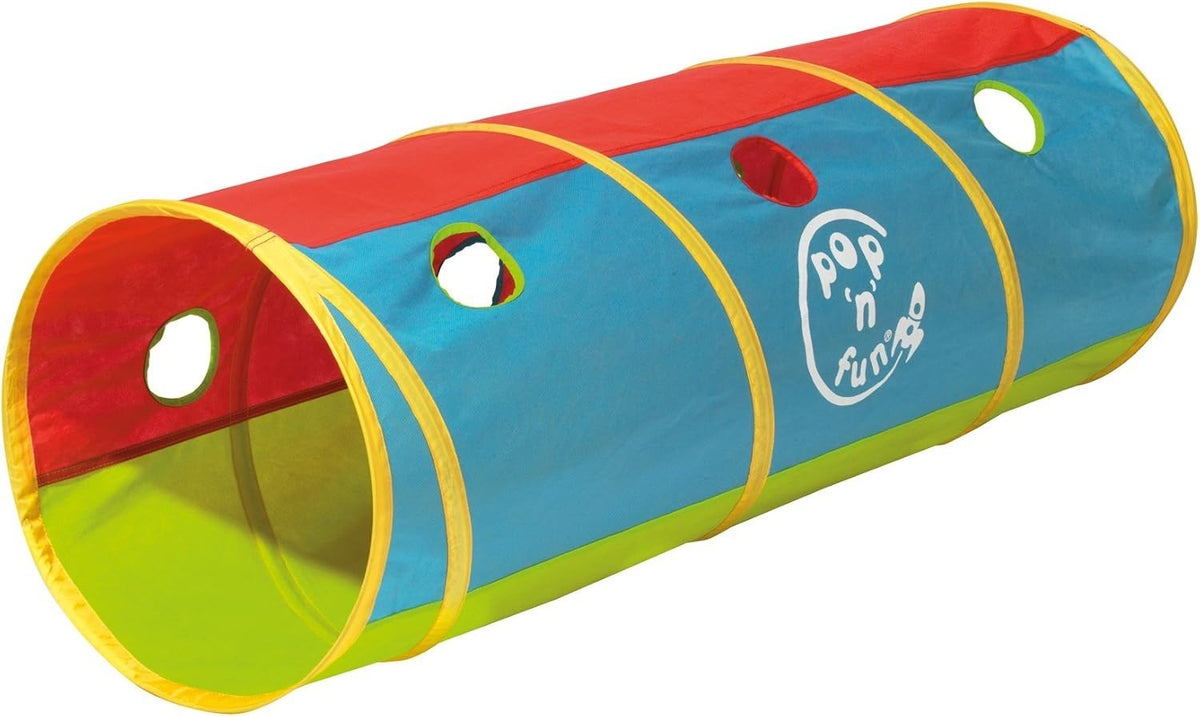 Pop N Fun Kids Pop-Up Play Tunnel Indoor Outdoor Active Play Toy
