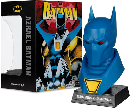 McFarlane Toys DC Direct Azrael Batman Cowl Knightfall 1:3 Red Platinium Chase