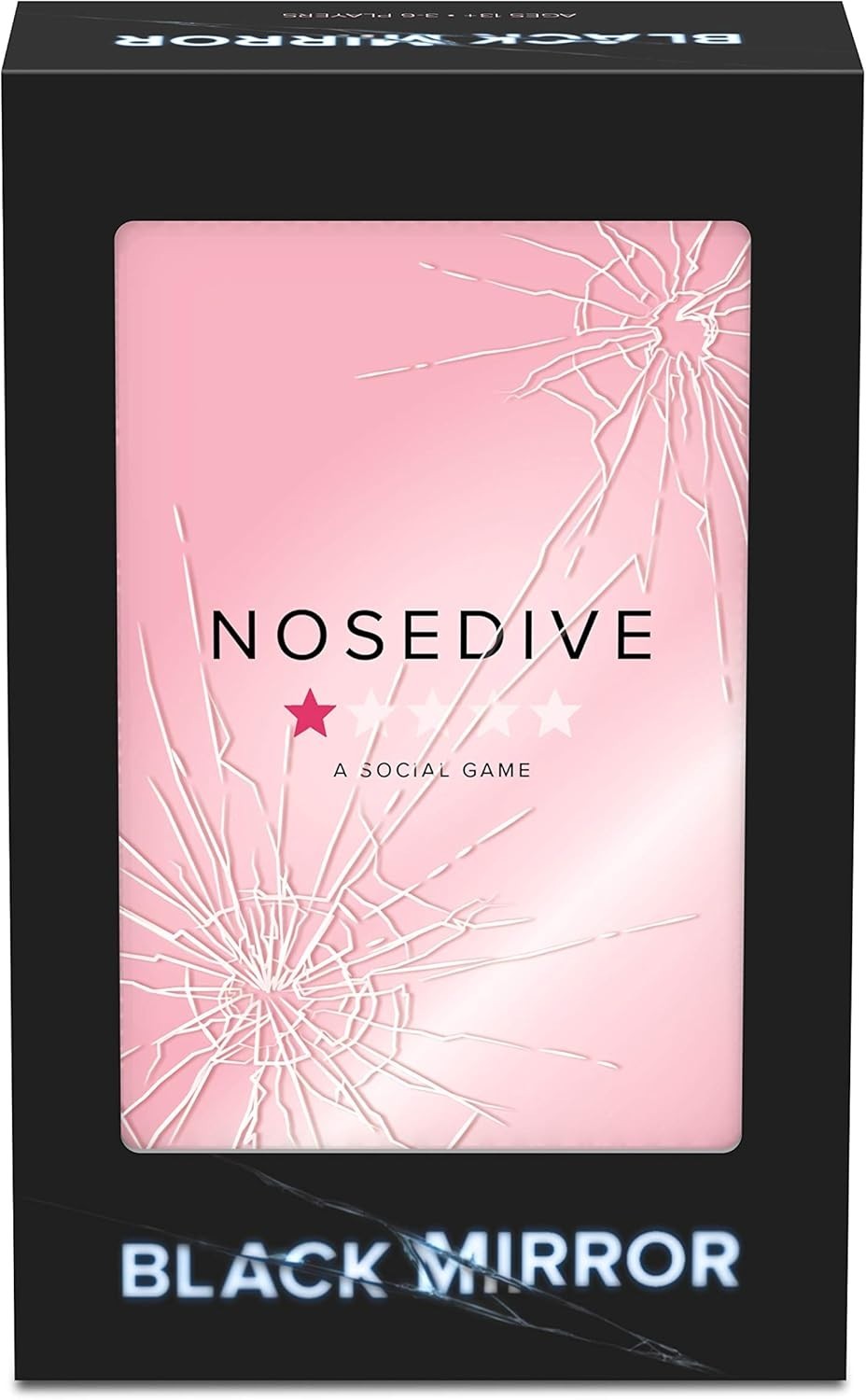 Black Mirror Nosedive Board Game Social Strategy Game Ages 13+