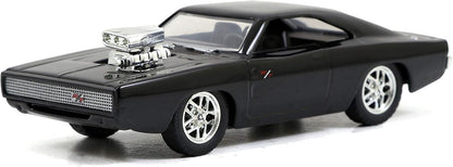 Jada Fast & Furious Dom's Dodge Charger R/T Black 1:55 Build N Collect Die Cast