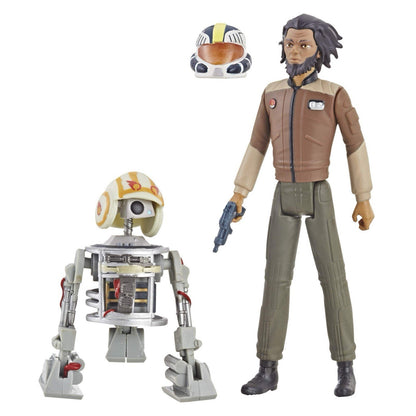 Hasbro Star Wars Resistance Jarek Yeager & Bucket (R1-J5) Figure 2-Pack