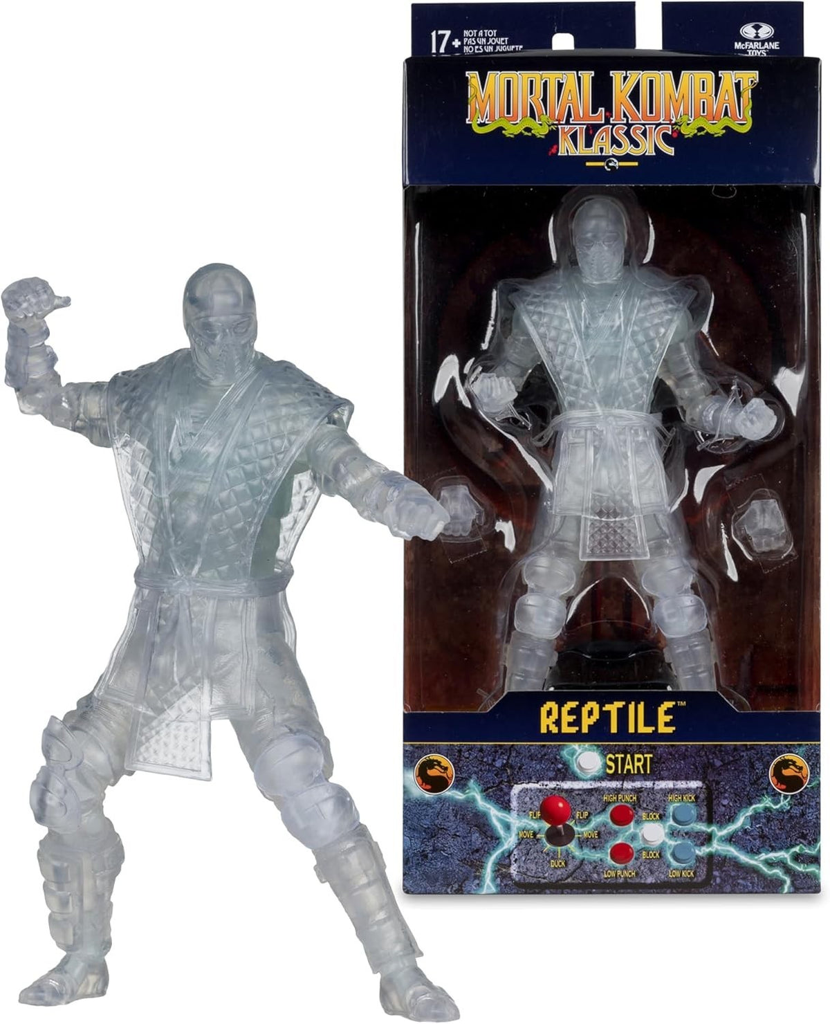 McFarlane Toys Mortal Kombat Klassic Invisible Reptile 7 inch Action Figure
