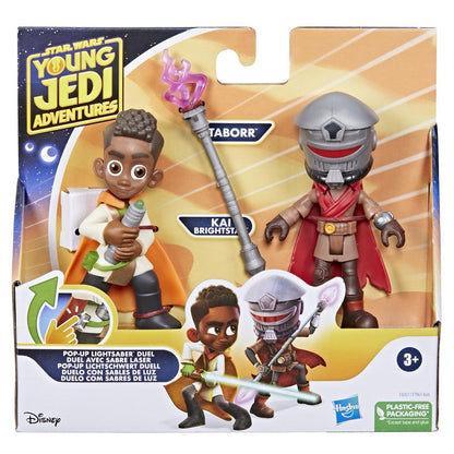 Hasbro Star Wars Young Jedi Adventures Kai Brightstar & Taborr Figure 2-Pack